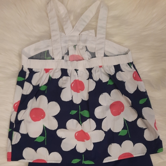 2pc Matching Gymboree Navy Daisy's Set Size 8 - Picture 5 of 8